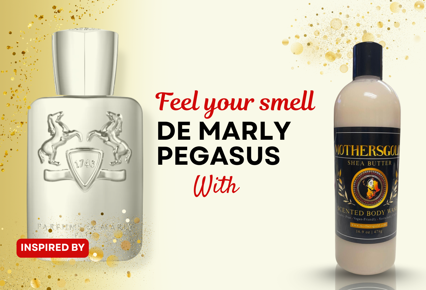 Golden Stallion (Inspired by De Marly Pegasus) - Mothersgold