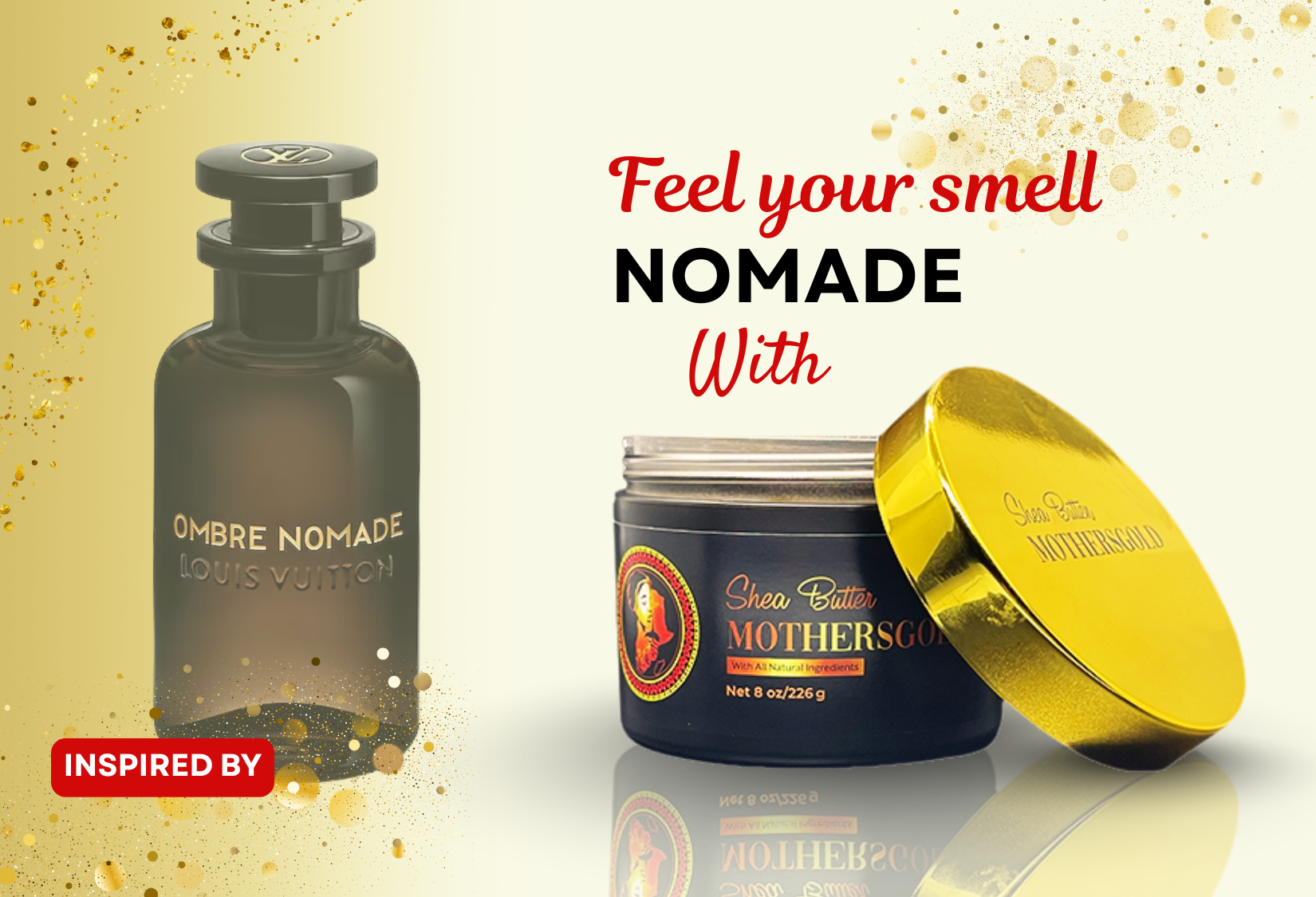 Unisex Golden Wanderer (Inspired by Louis Vuitton Nomade)