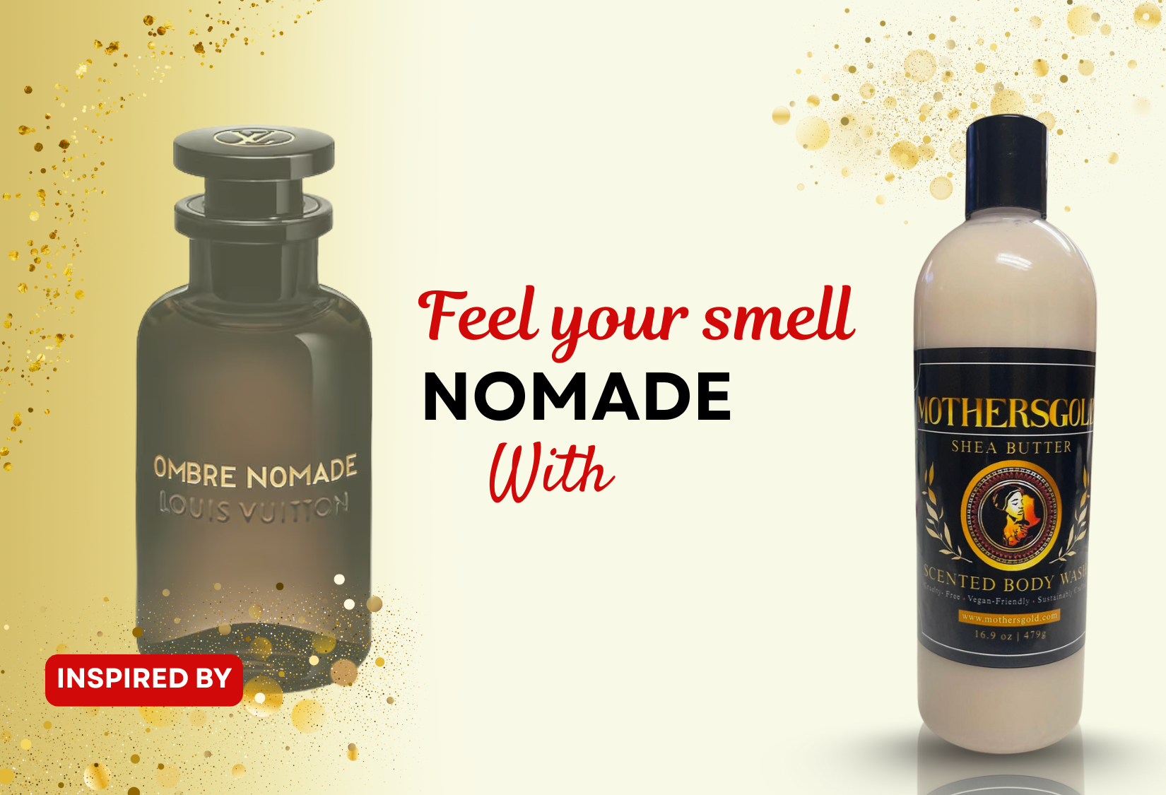 Unisex Golden Wanderer (Inspired by Louis Vuitton Nomade) - Mothersgold