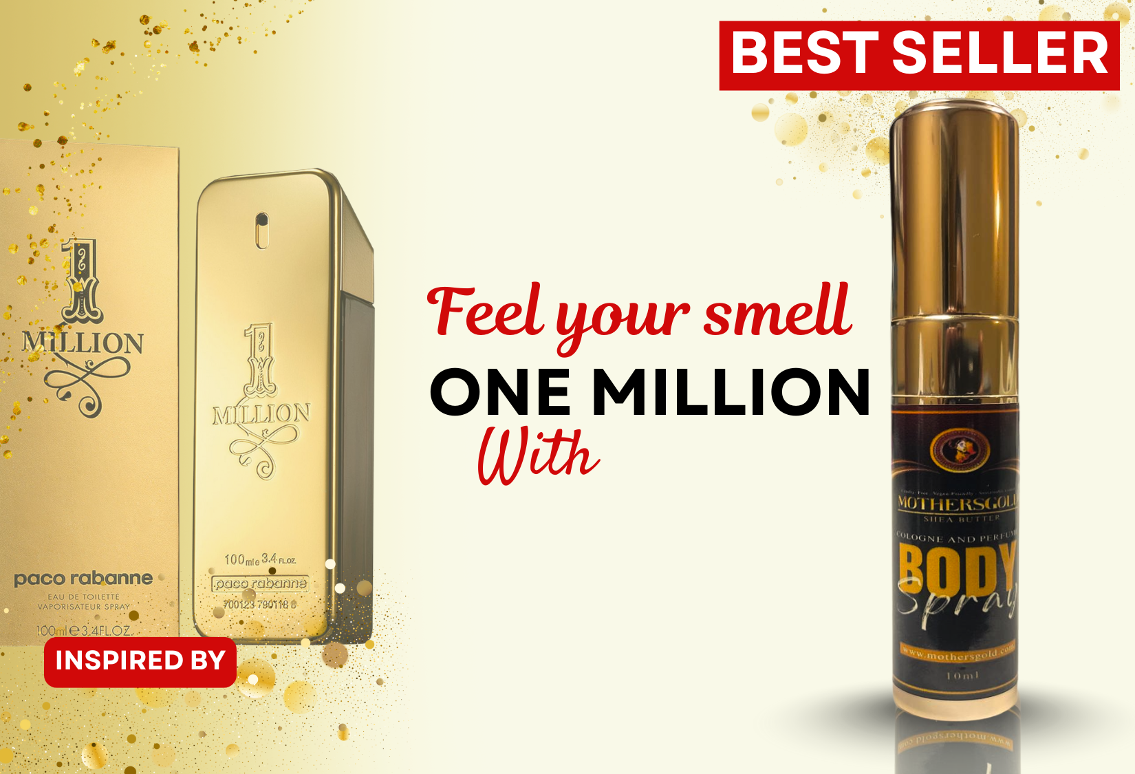 Perfect Rebel - Millionaire (Inspired by Paco Rabanne One Million) - Mothersgold