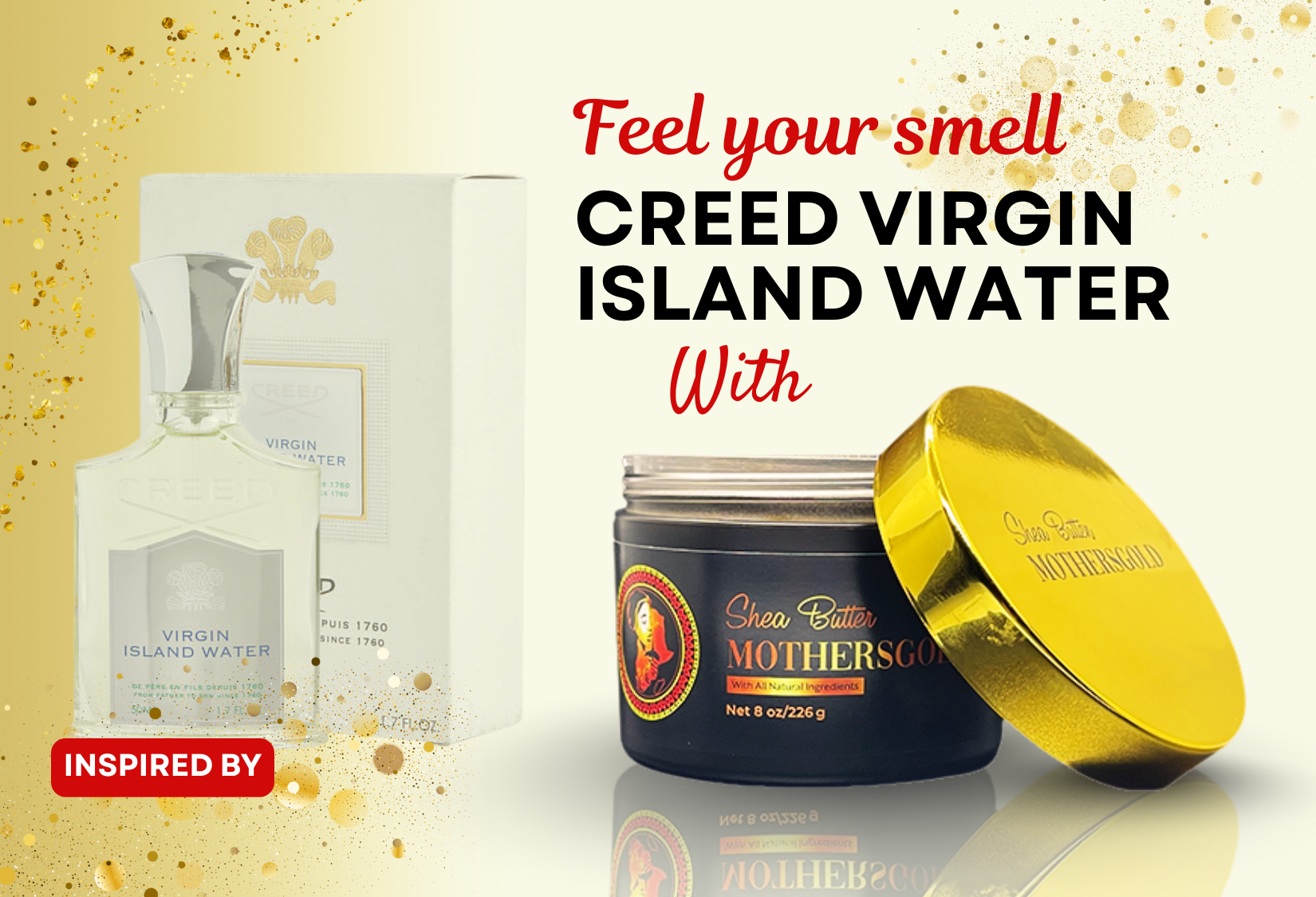 Unisex Cream Untouched Waters (Inspired by Creed Virgin Island Water)