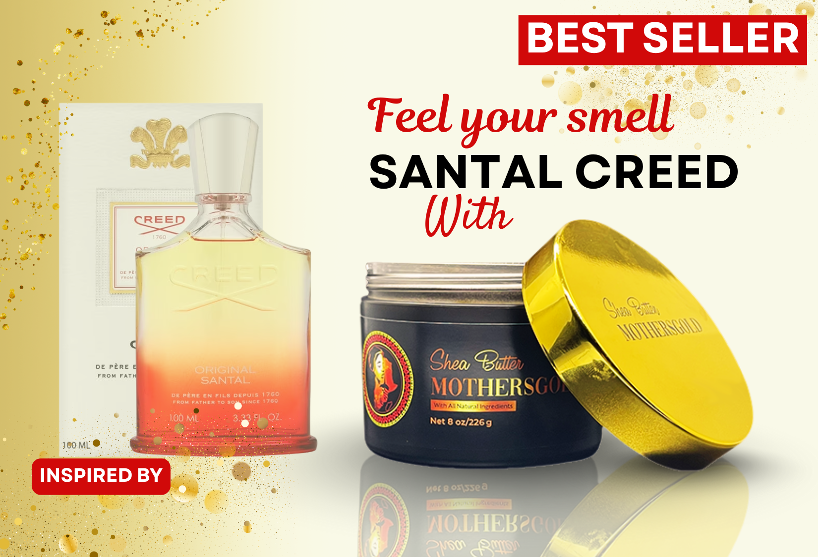 Unisex Satin Cream (Inspired by Santal Creed)