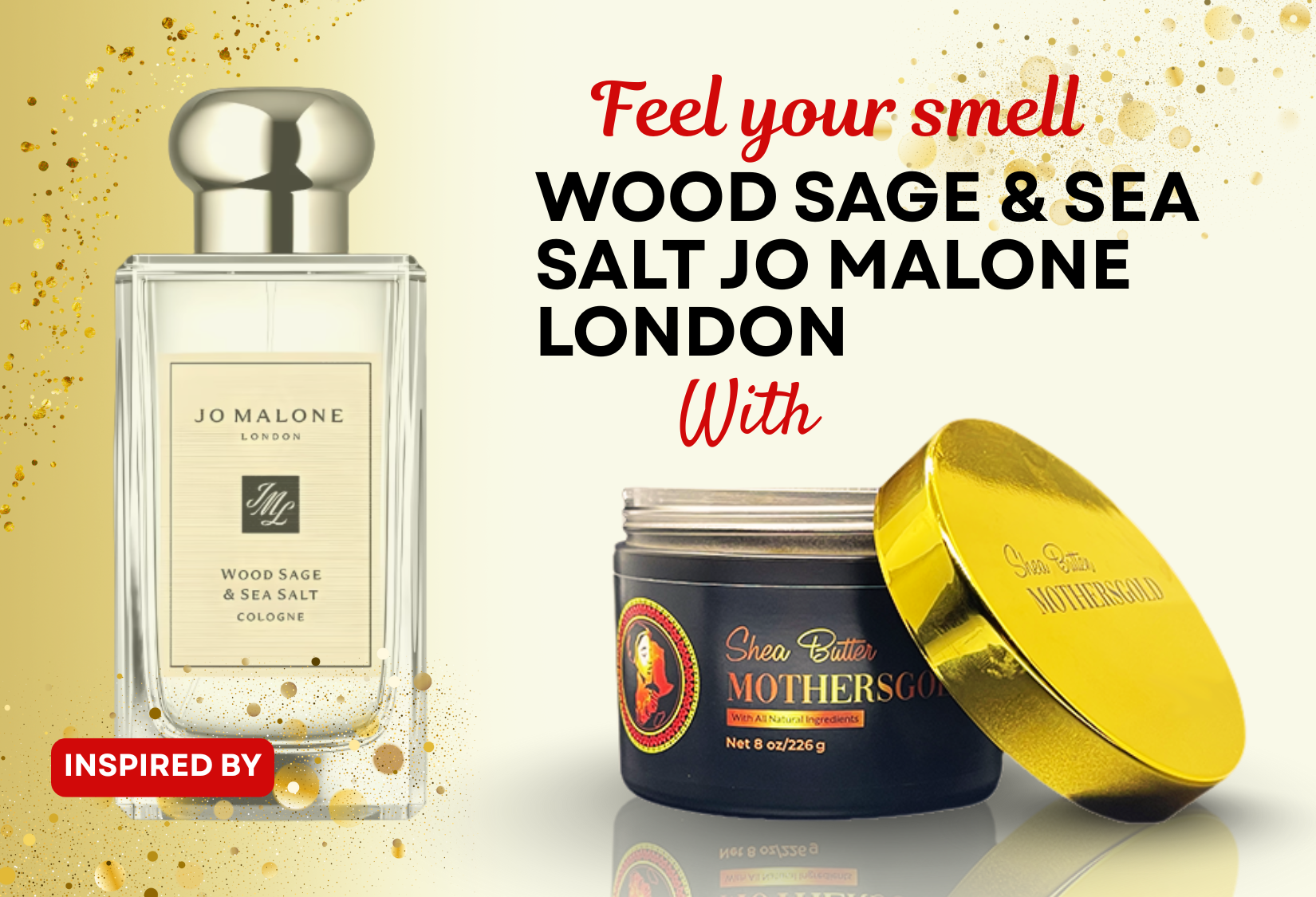 Sea Salt Gold - Jo Malone Sea ( Inspired by Wood Sage & Sea Salt Jo Malone London) - Mothersgold