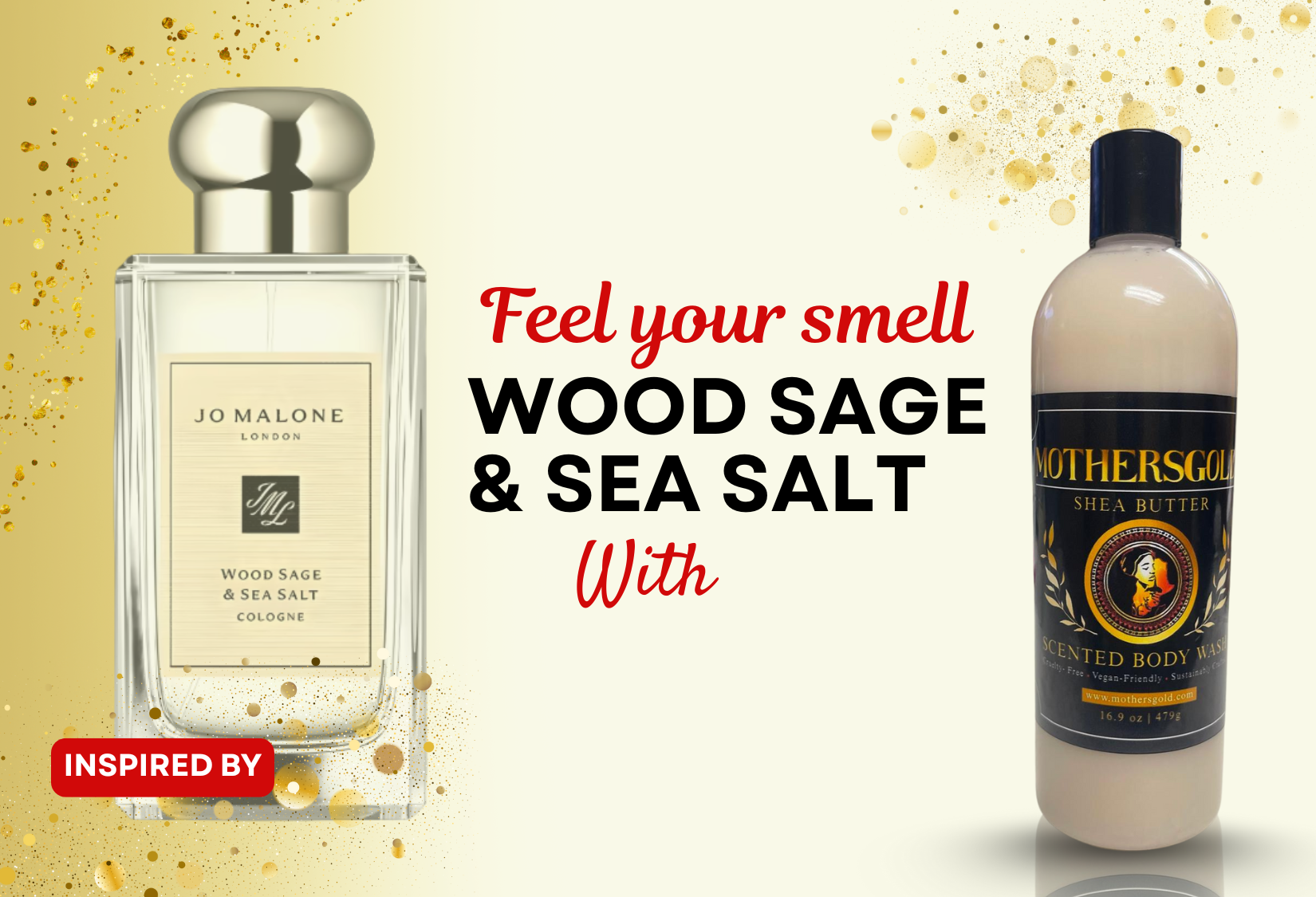 Sea Salt Gold - Jo Malone Sea ( Inspired by Wood Sage & Sea Salt Jo Malone London) - Mothersgold