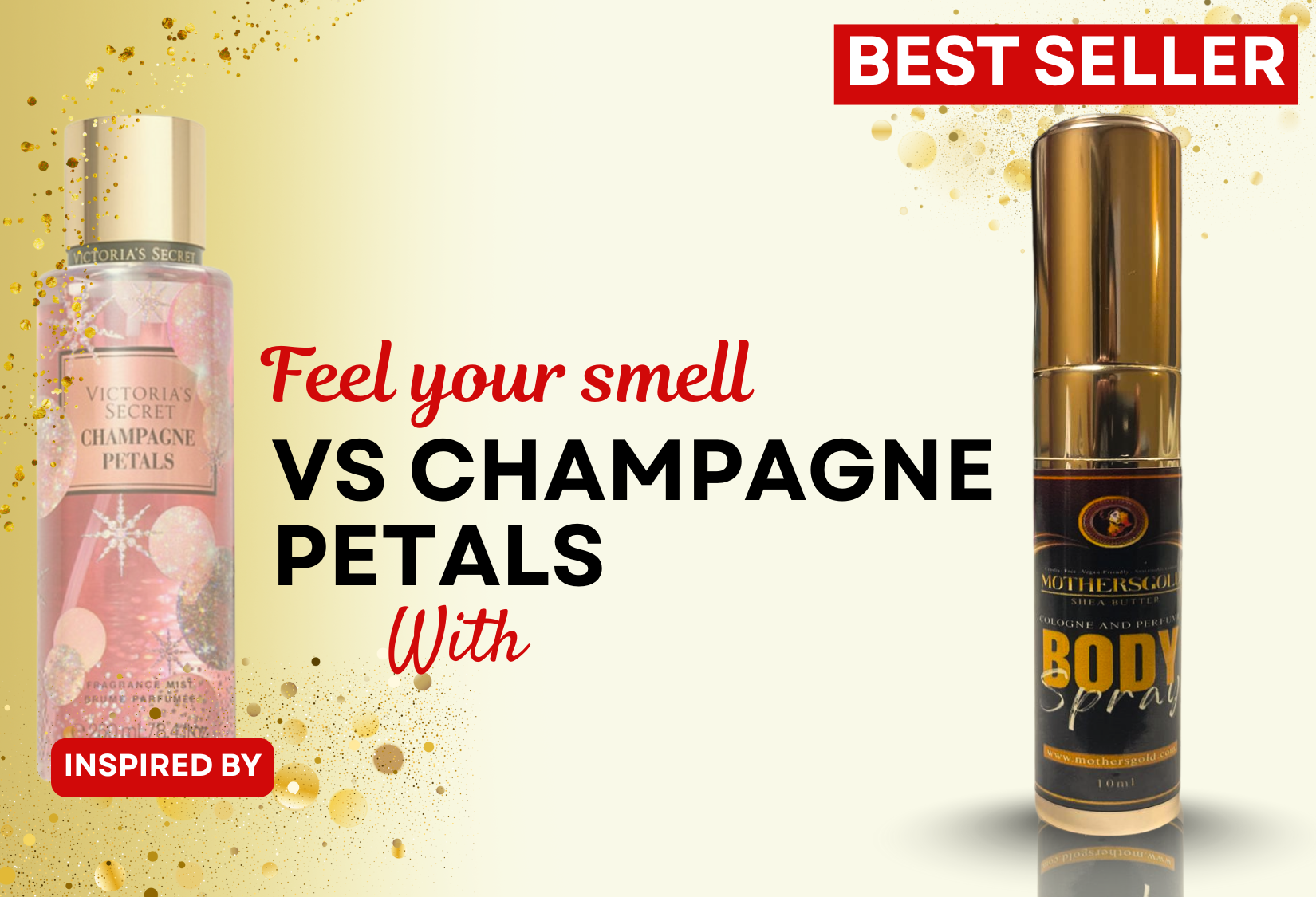 Very Sensual- Sparkling Pedals (Inspired by VS Champagne Petals) - Mothersgold