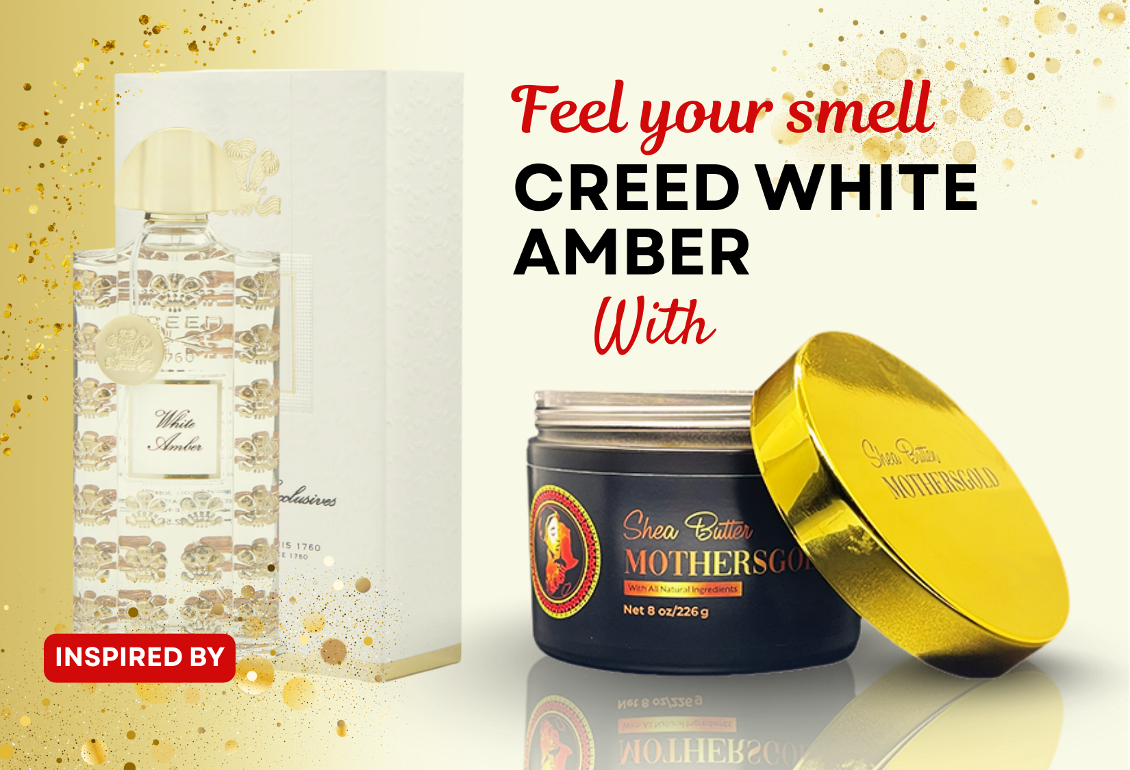 Cream- Amber Flame (Inspired by Creed White Amber) - Mothersgold