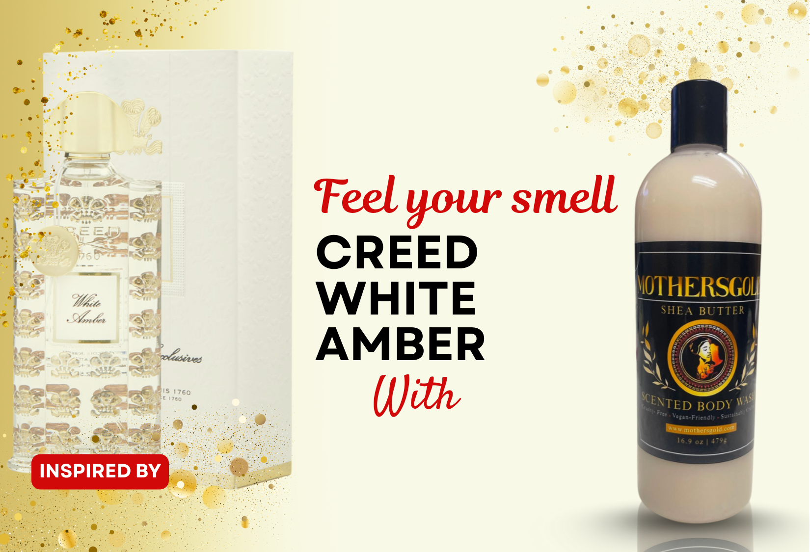 Cream- Amber Flame (Inspired by Creed White Amber) - Mothersgold