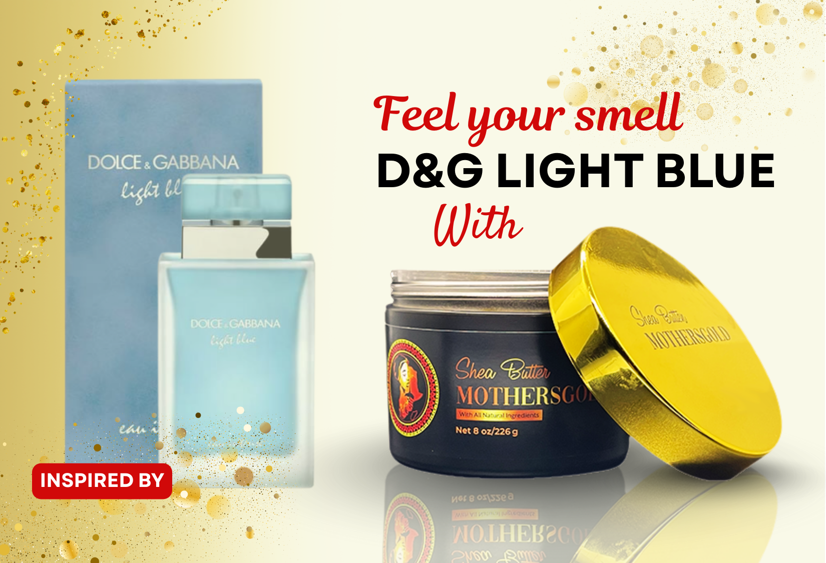 Cream- Water (Inspired by D&G Light Blue) - Mothersgold