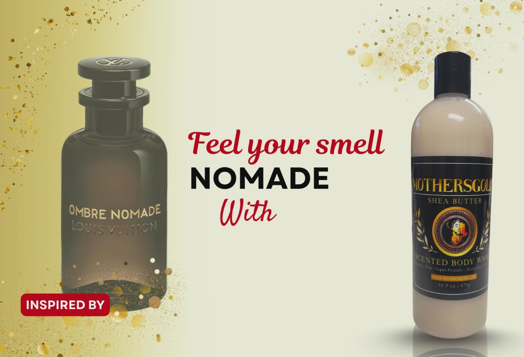 Unisex Golden Wanderer (Inspired by Louis Vuitton Nomade)