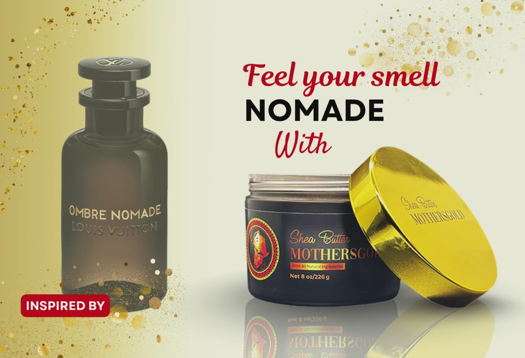 Unisex Golden Wanderer (Inspired by Louis Vuitton Nomade)