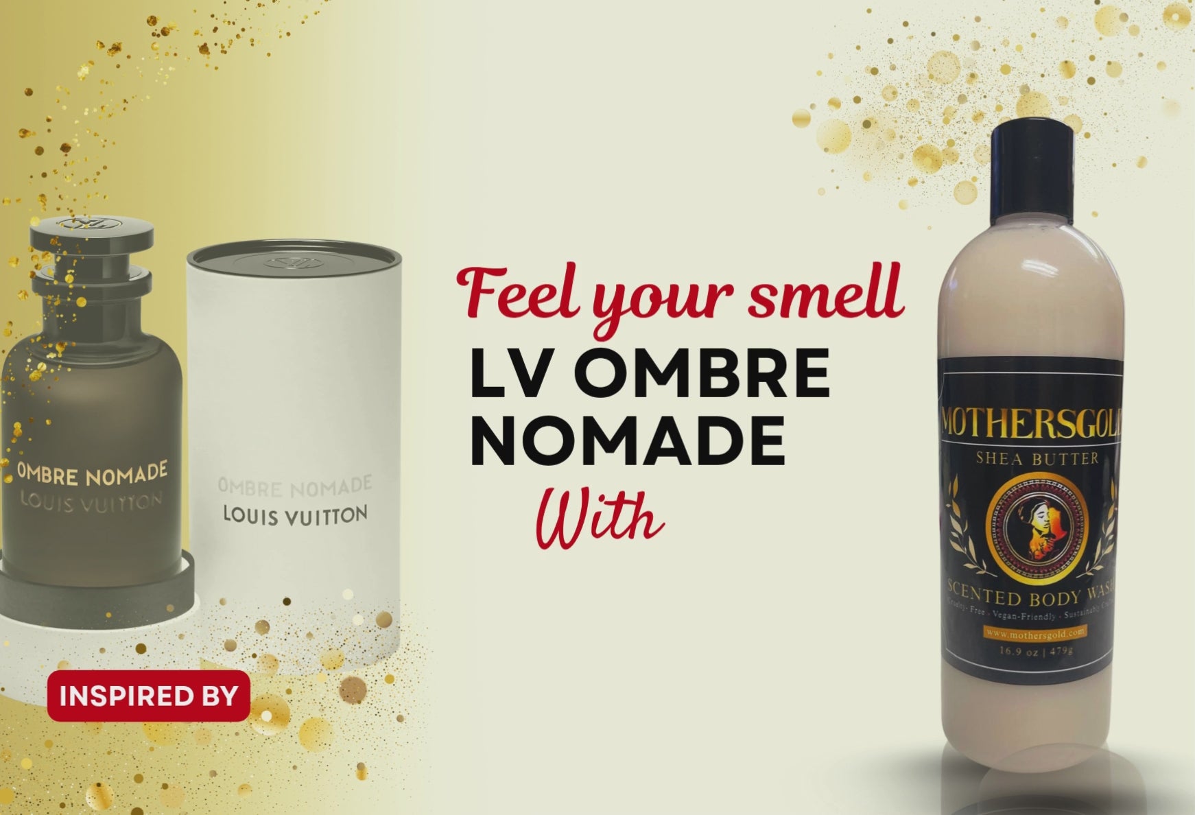 Unisex Love in Victory- Nomade (Inspired by LV Ombre Nomade)